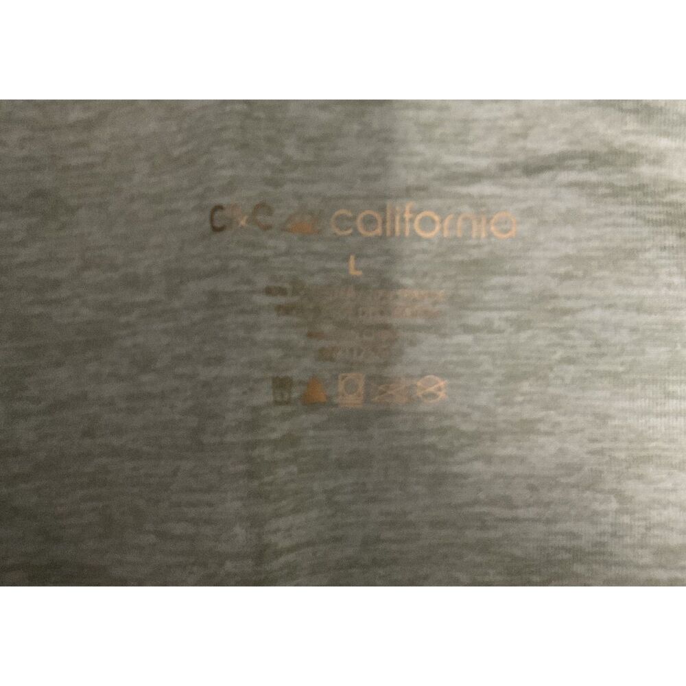 C&C California Heathered Green High-Rise Leggings with Side Pockets Size L - Picture 11 of 11